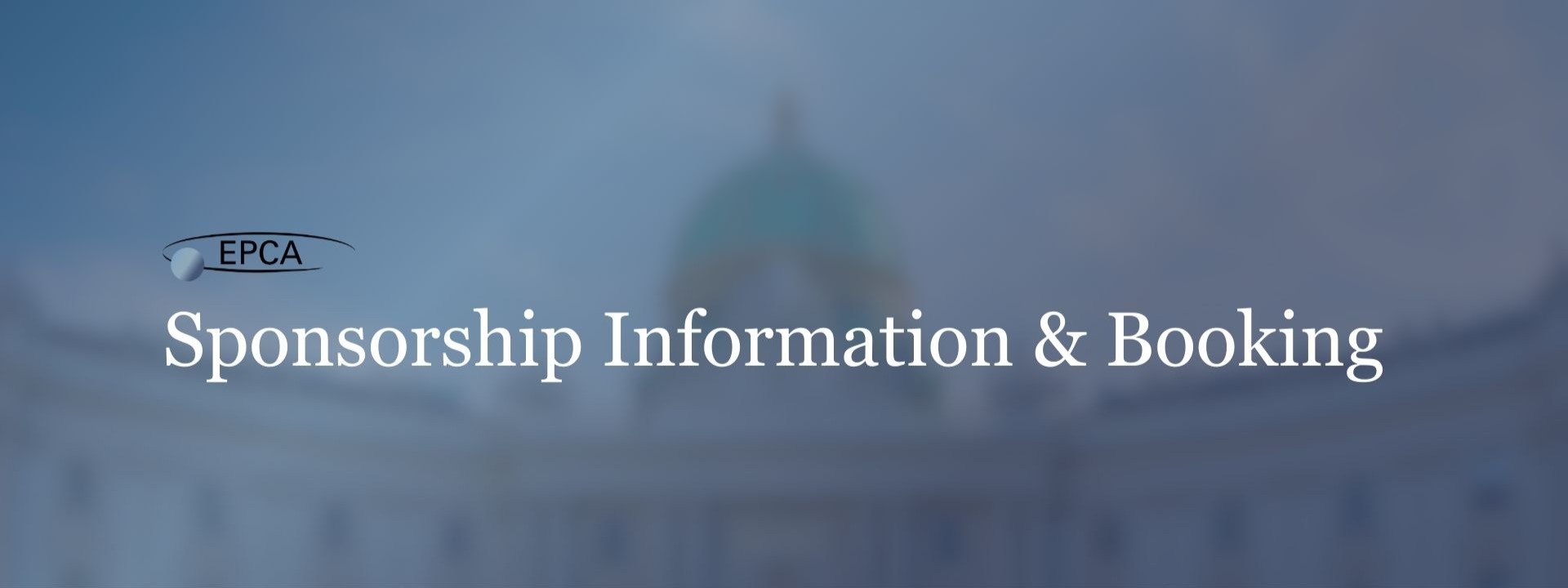 EPCA60 - Sponsorship Booking cover image